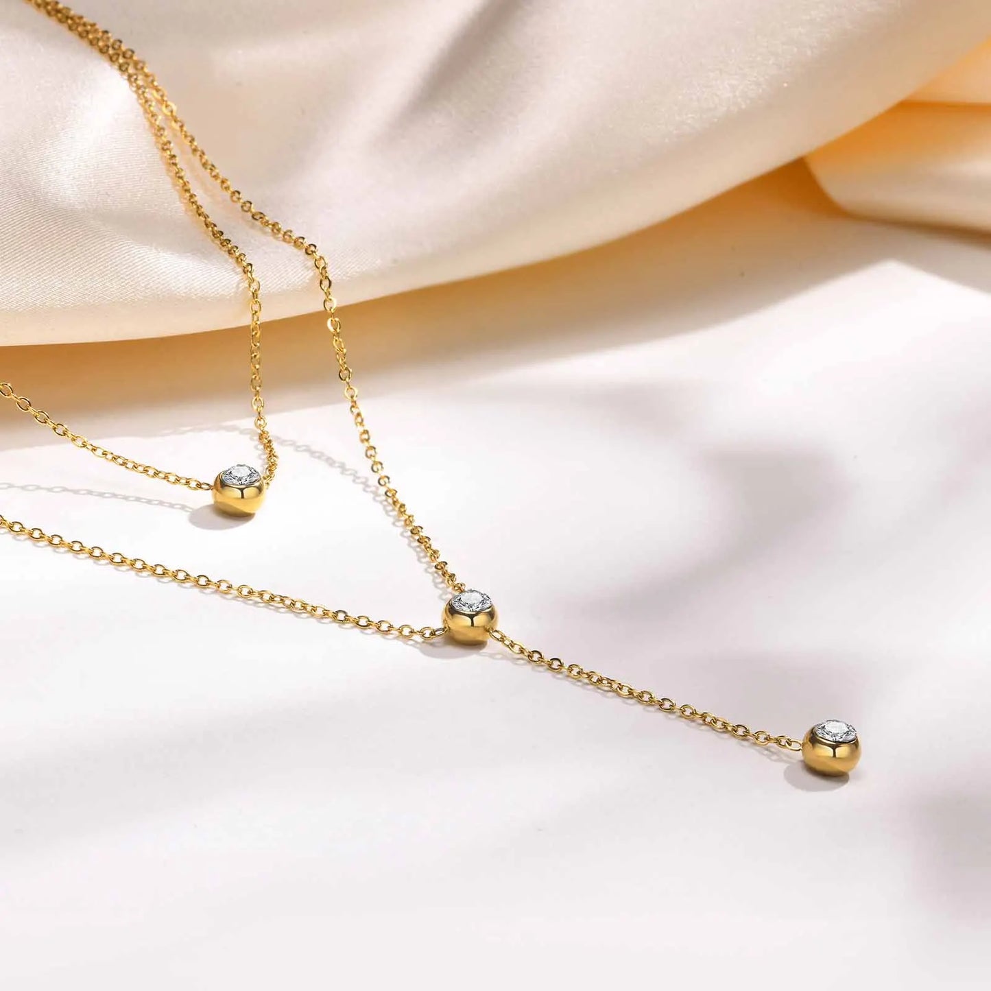 capucine layered necklace