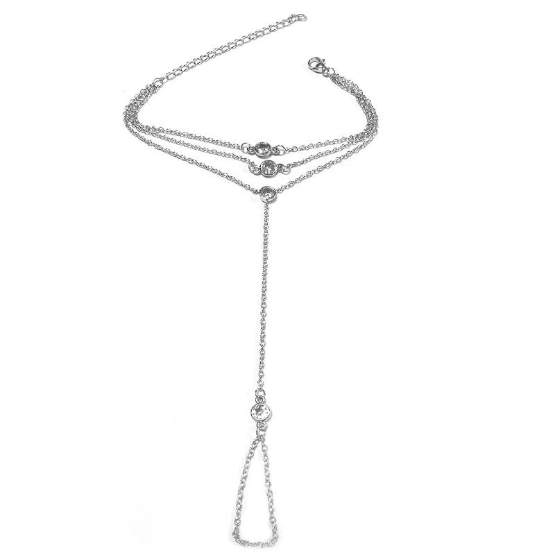 azalée gold hand chain